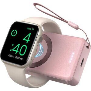 Portable Charger for Apple Watch, 4000mAh iWatch Charger Power Bank Wireless